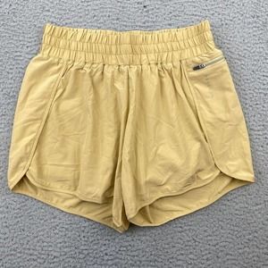 Paragon Fitwear Beige Tan Athletic Running Shorts, Women's Size Medium